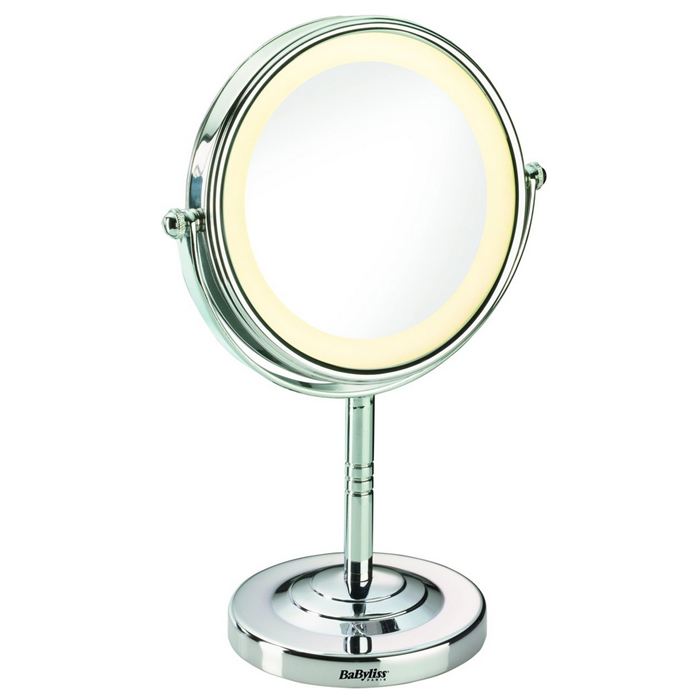 Zeker Maken Beperken Make-up spiegel op voet met LED verlichting (5x vergrotend) - BaByliss |  Parfumania