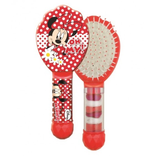 Minnie Mouse haarborstel met 6 haarelastiekjes