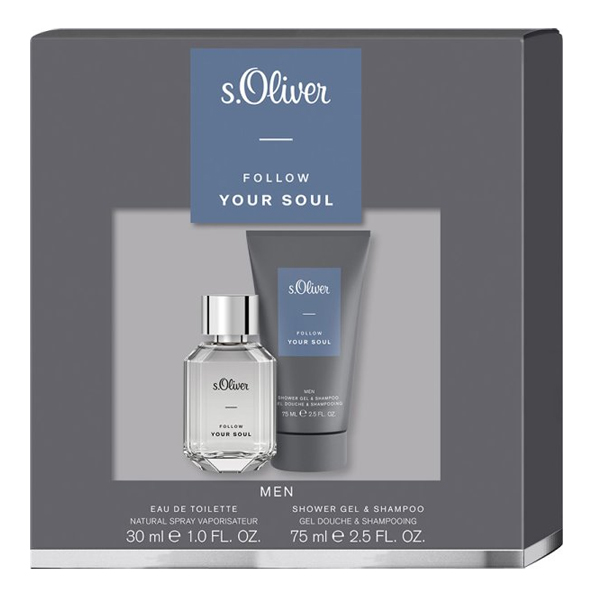 s.Oliver Follow Your Soul Men EDT 30 ml Geschenkset (2-delig)