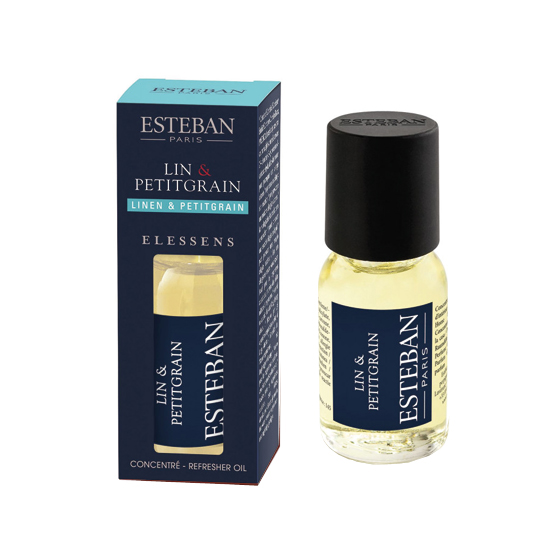Esteban Elessens Linen & Petitgrain Essentiele Geurolie - 15 ml