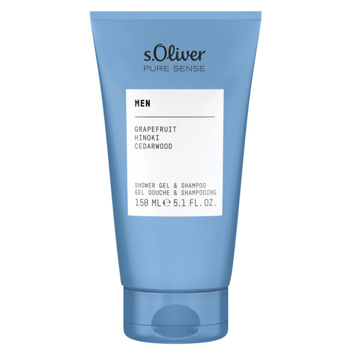 s.Oliver® Pure Sense Men | douche gel & shampoo | 150ml