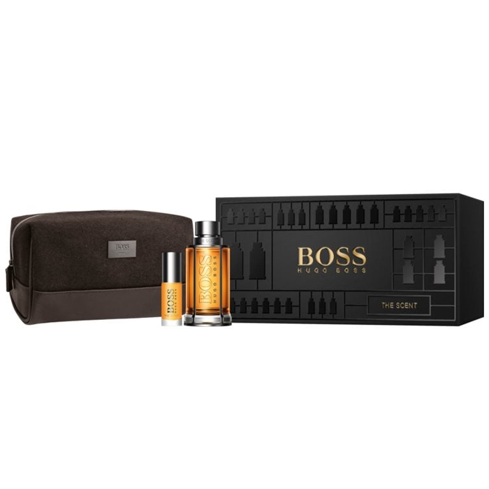 bevel kever Kip Boss The Scent 100 ml + toilettas geschenkset - Hugo Boss | Parfumania