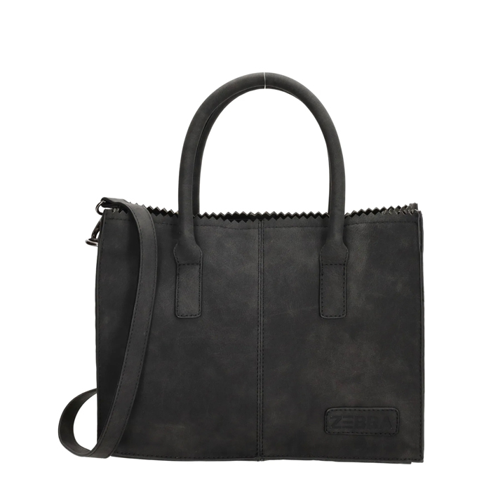 Zebra Trends - Handtas Natural Bag Lisa XS - Zwart