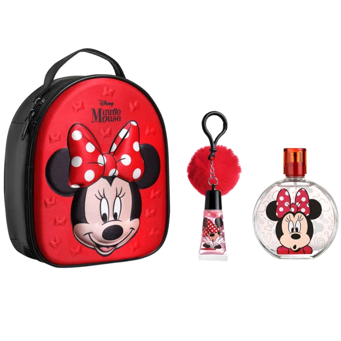 Minnie Mouse Geschenktas - Eau De Toilette 100 ml & Lipgloss - Met Toilettas