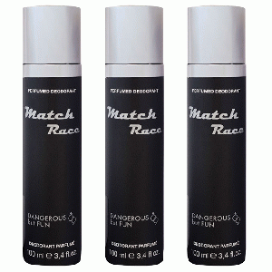 Alyssa Ashley - Match Race deodorant spray 3 x 100 ml (3-Pack) (heren)